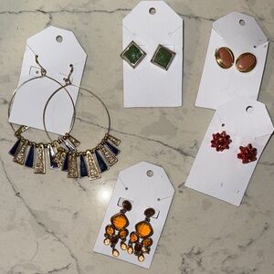 Set of 5 earrings